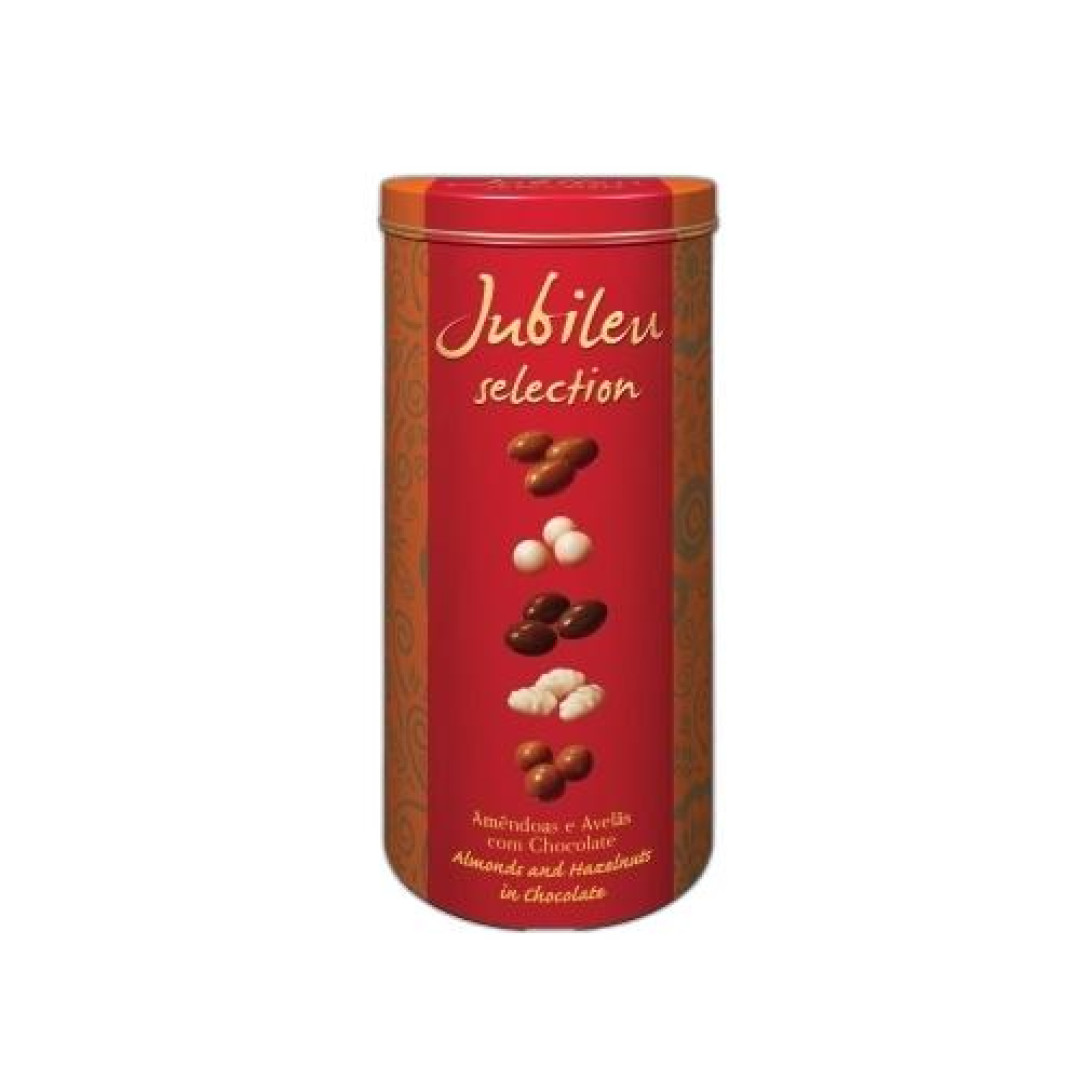 Detalhes do produto Amendoas Select Red Lata 200Gr Jubileu Sortido