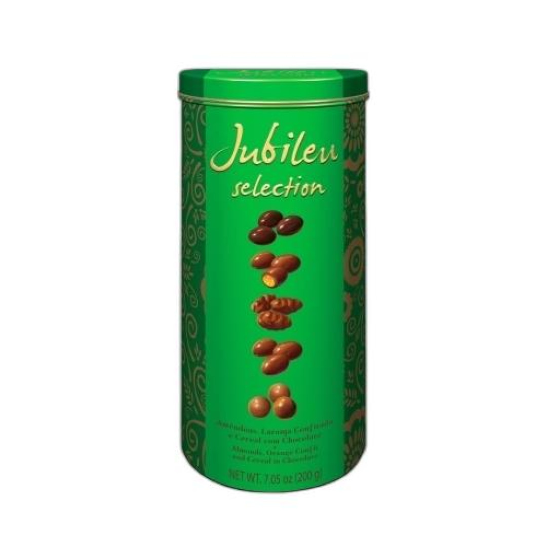 Detalhes do produto Amendoas Select Green Lata 200Gr Jubileu Sortidos