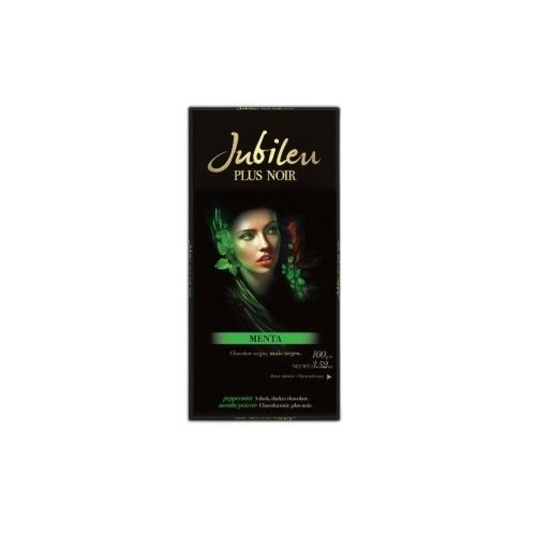 Detalhes do produto Choc Plus Noir 100Gr Jubileu Menta