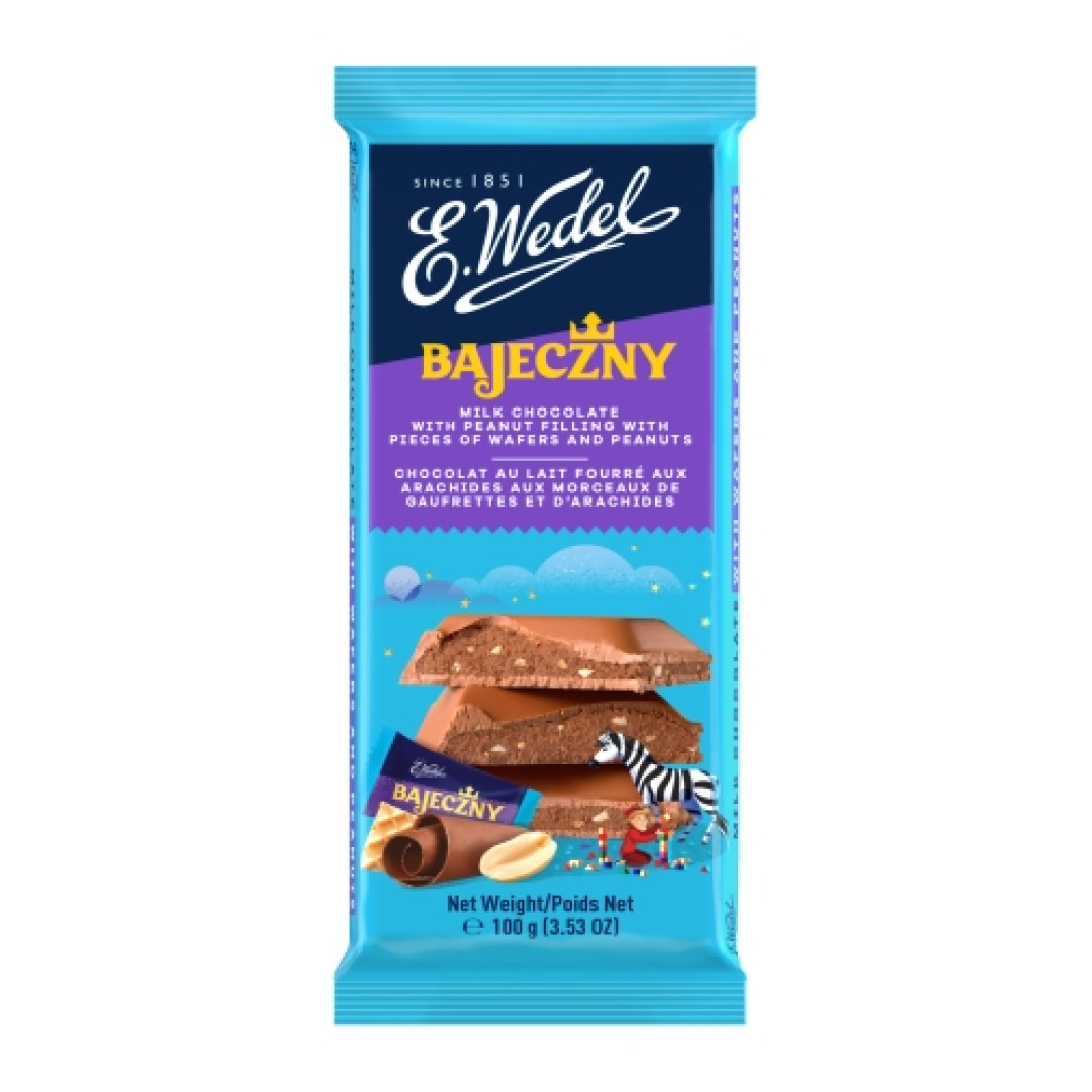 Detalhes do produto Choc E Wedel Bajeczny 100Gr Bertolucci Choc.leite