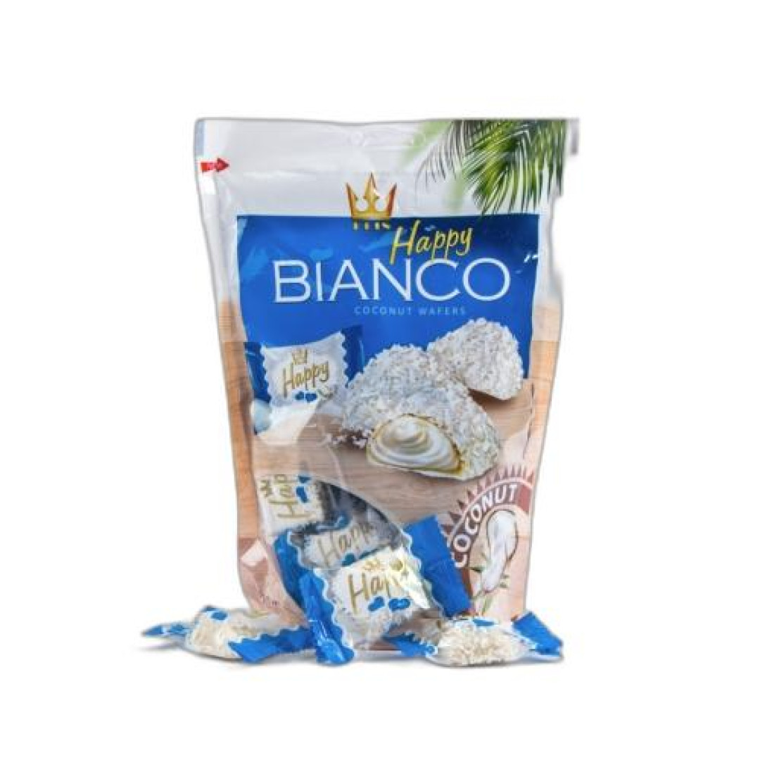 Detalhes do produto Bisc Wafer Happy 120Gr Bianco Choc Bco.coco