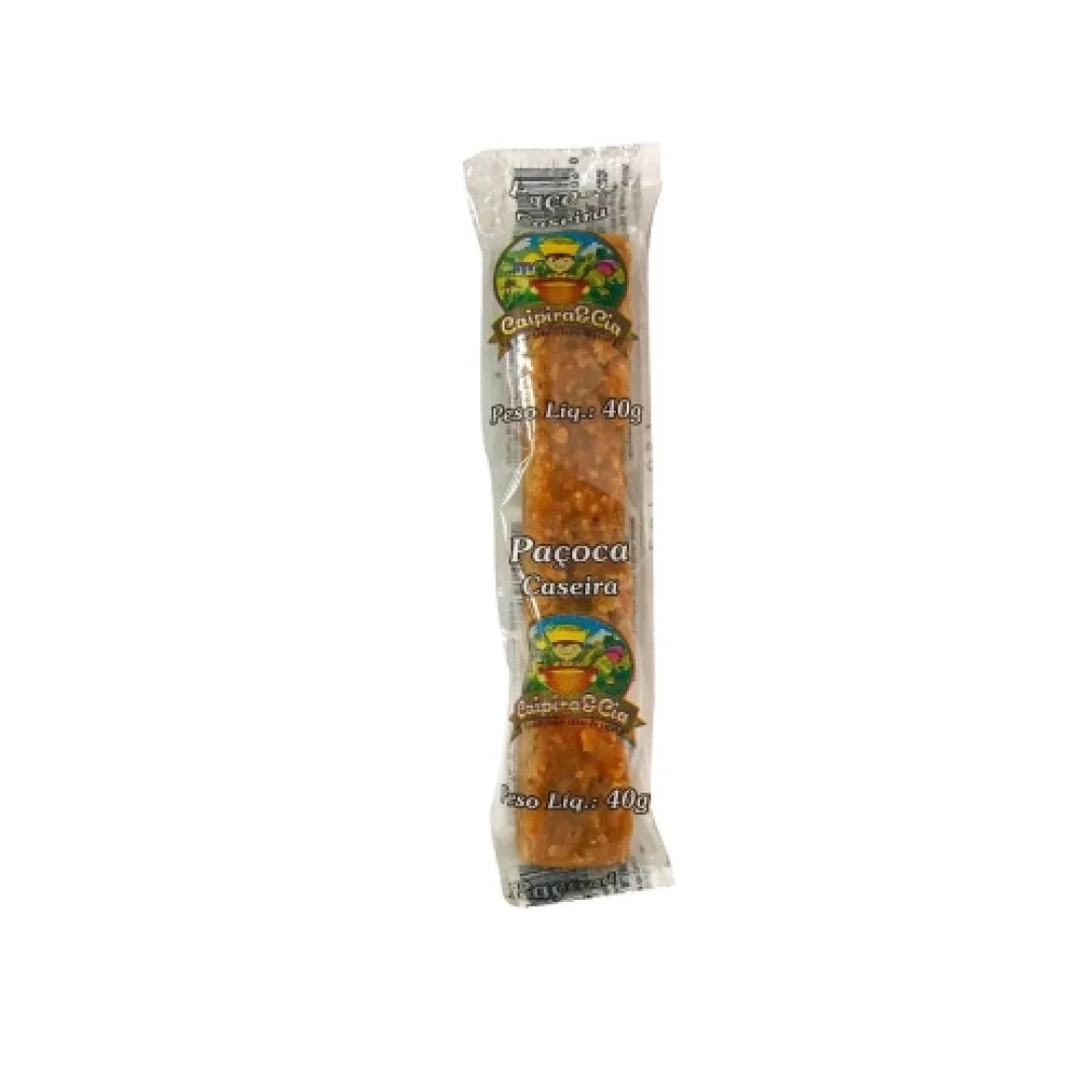 Detalhes do produto Barrinha Pacoca Caseira 40Gr Caipira .