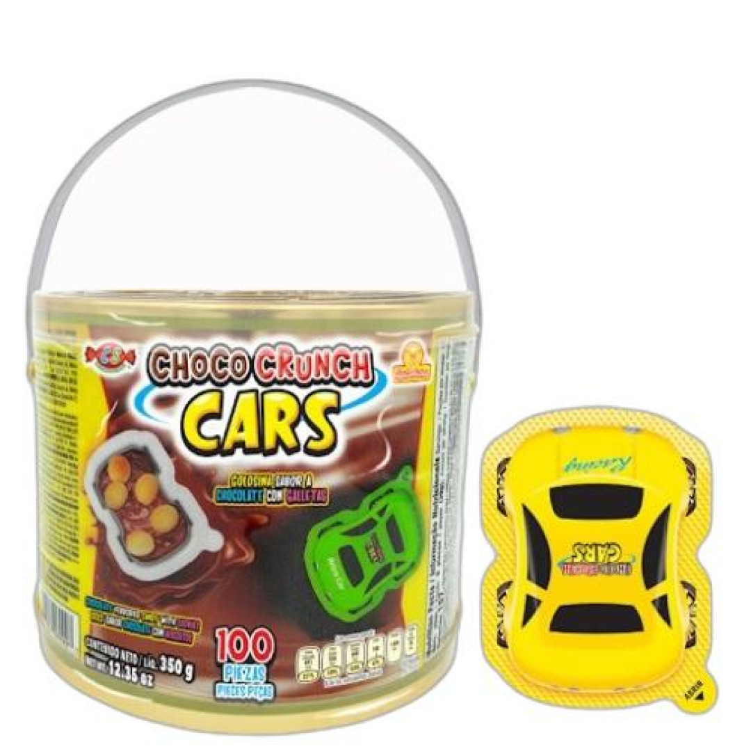 Detalhes do produto Choc Carros Pt 100X3,5Gr Las Delicias .