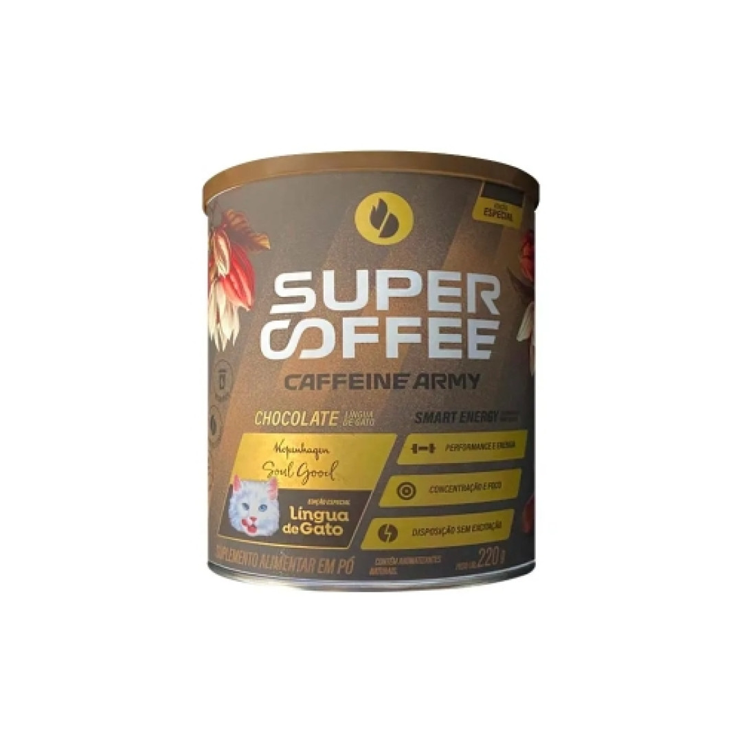 Detalhes do produto Supl Alim Supercoffe Lt 220G Caffeine Ar Lingua De Gato 