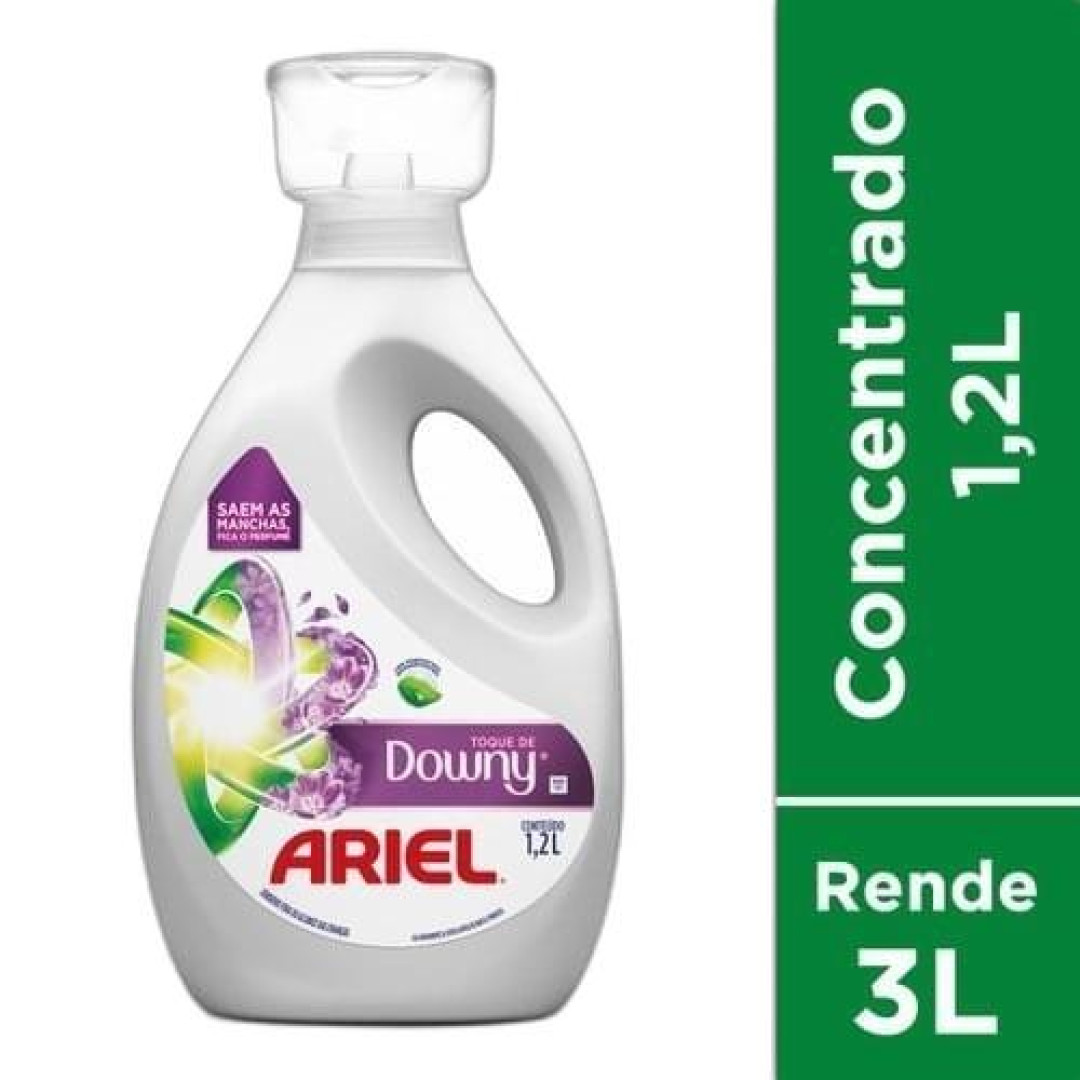 Detalhes do produto Lava Roupa Liq Conc Ariel 1,2L P&g Toque Downy