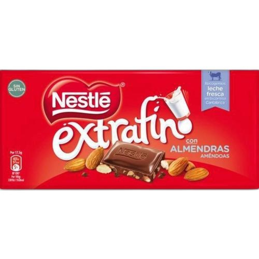 Detalhes do produto Choc Extrafino 123Gr Nestle Leite.amendoa