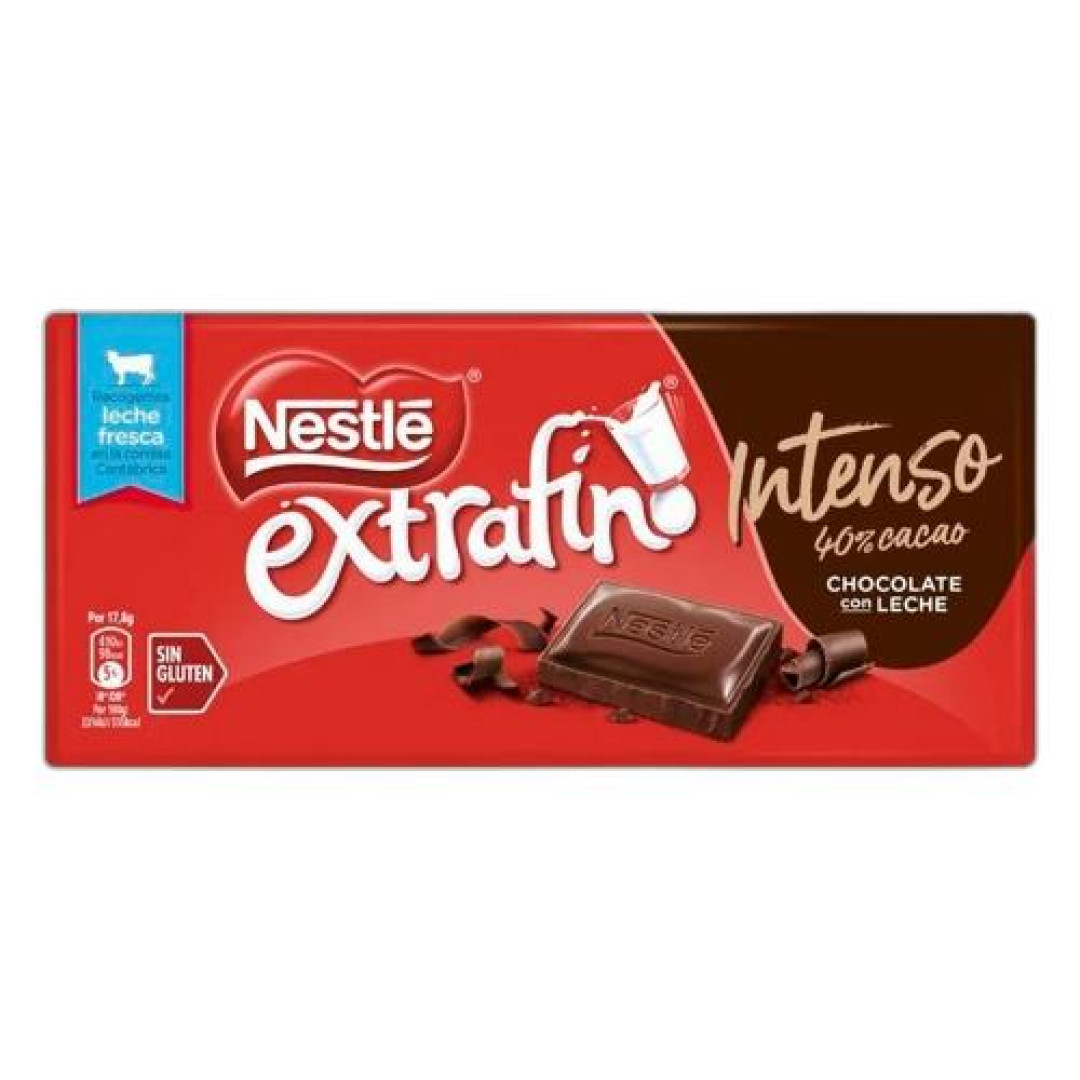 Detalhes do produto Choc Extrafino 40% 125Gr Nestle Leite.intenso