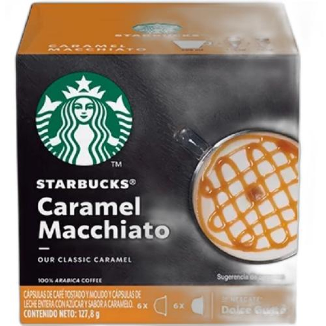 Detalhes do produto Cafe Starbucks Cap 12Un Nescafe Caramel Macchia