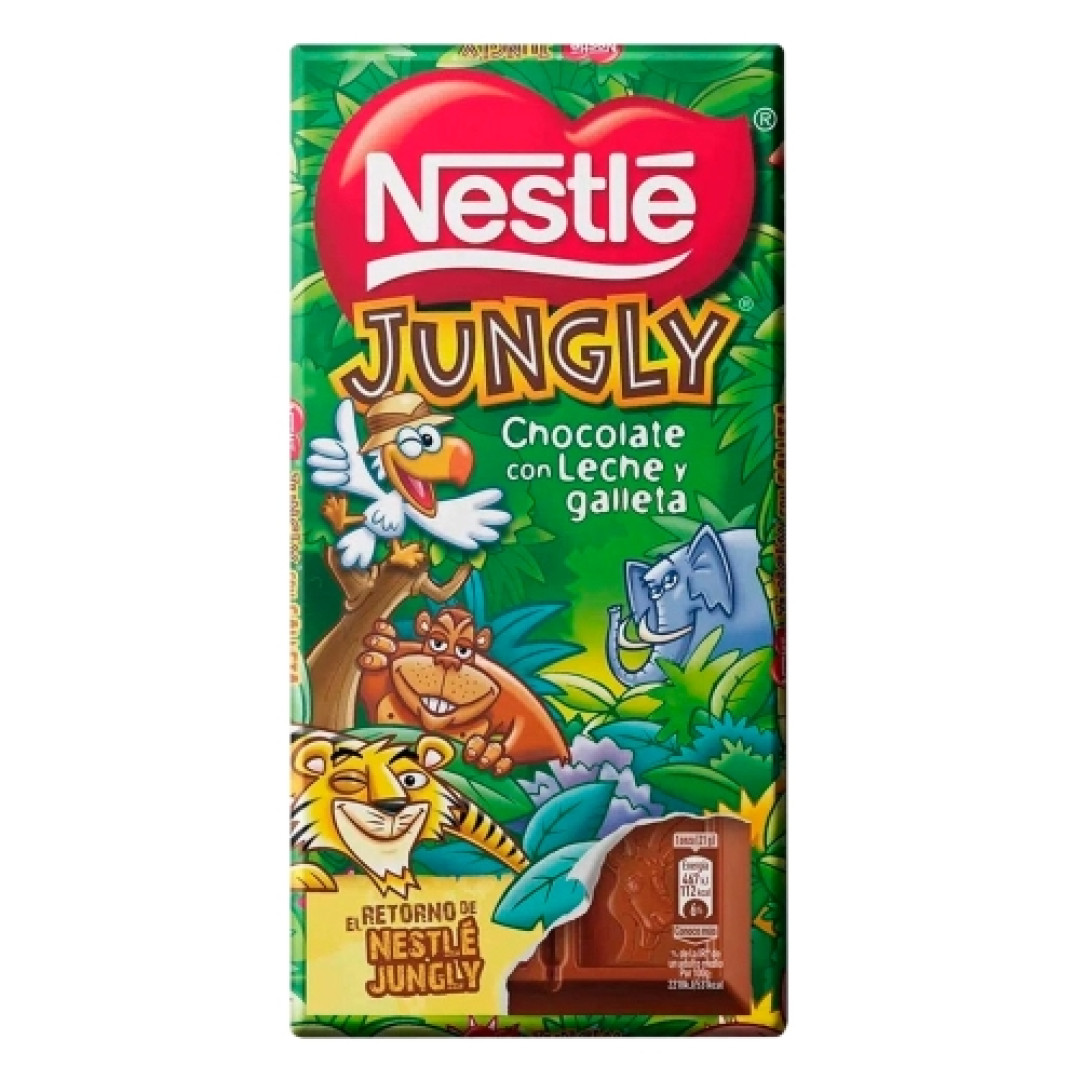 Detalhes do produto Choc Jungly 125Gr Nestle Leite.bisc