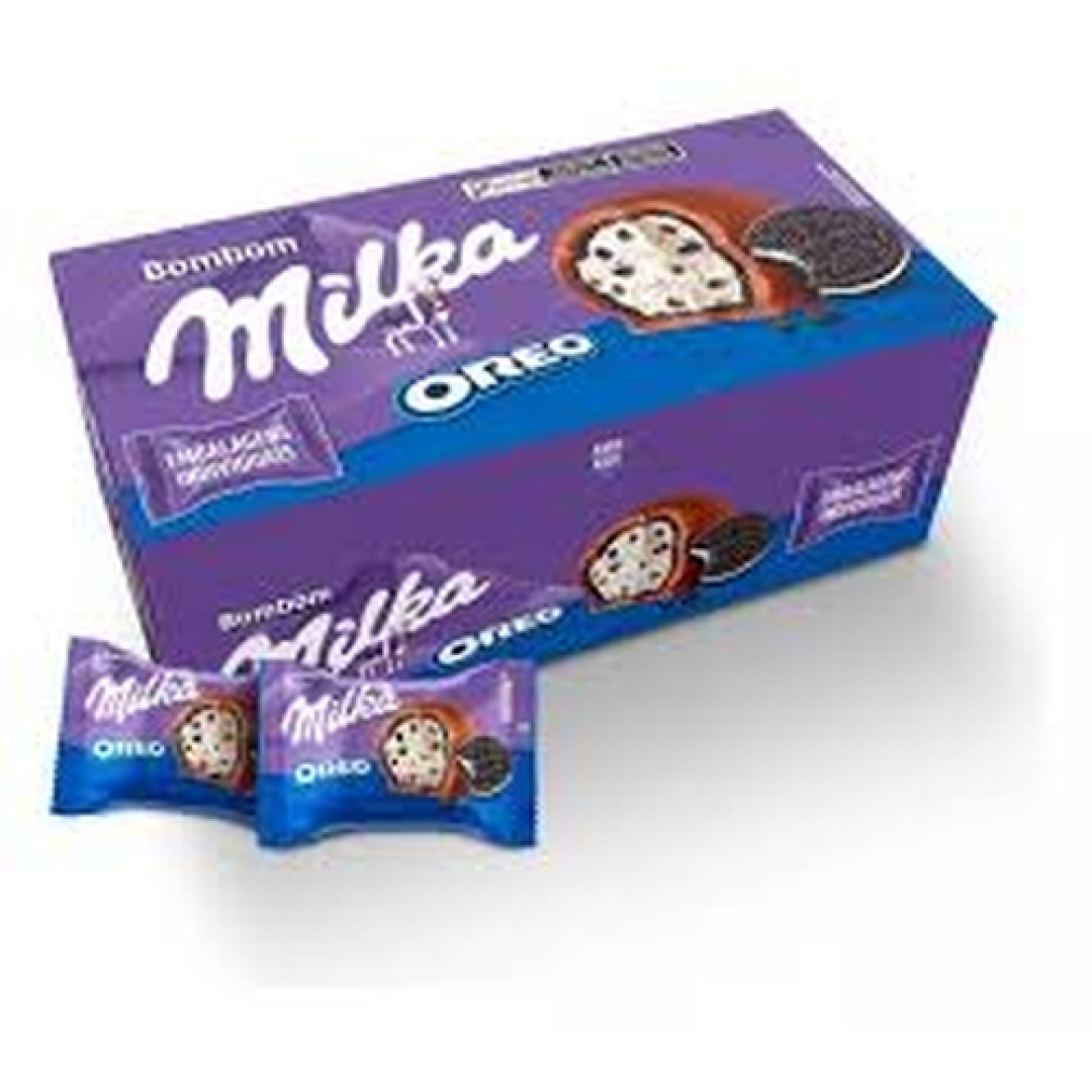 Detalhes do produto Bombom Dp 196Gr Milka Oreo