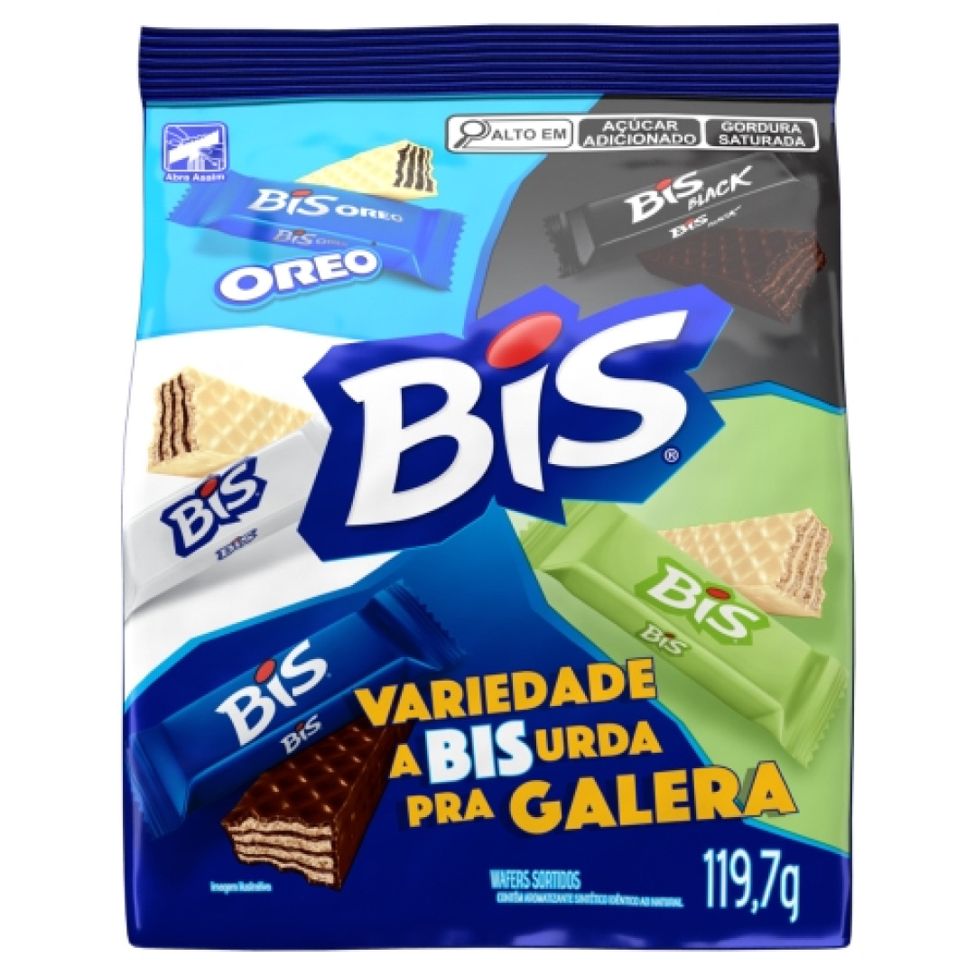 Detalhes do produto Choc Bis 119,7Gr Lacta Sortido