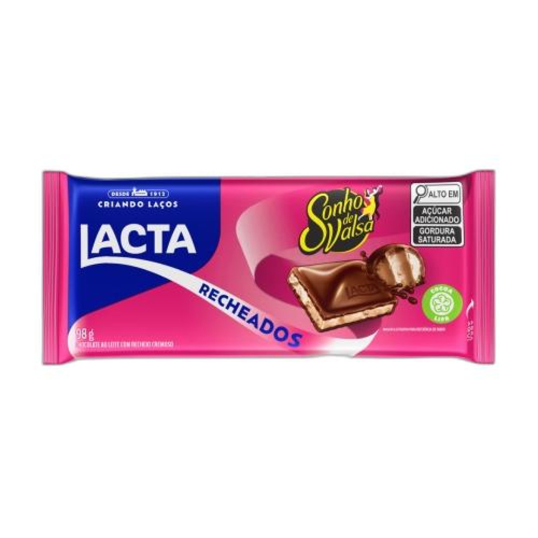 Detalhes do produto Choc Rech Sonho Valsa 98Gr Lacta Ao Leite