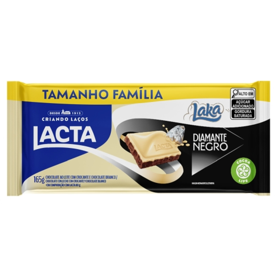 Detalhes do produto Choc Diamante Laka 165Gr Lacta Choc.choc Bco