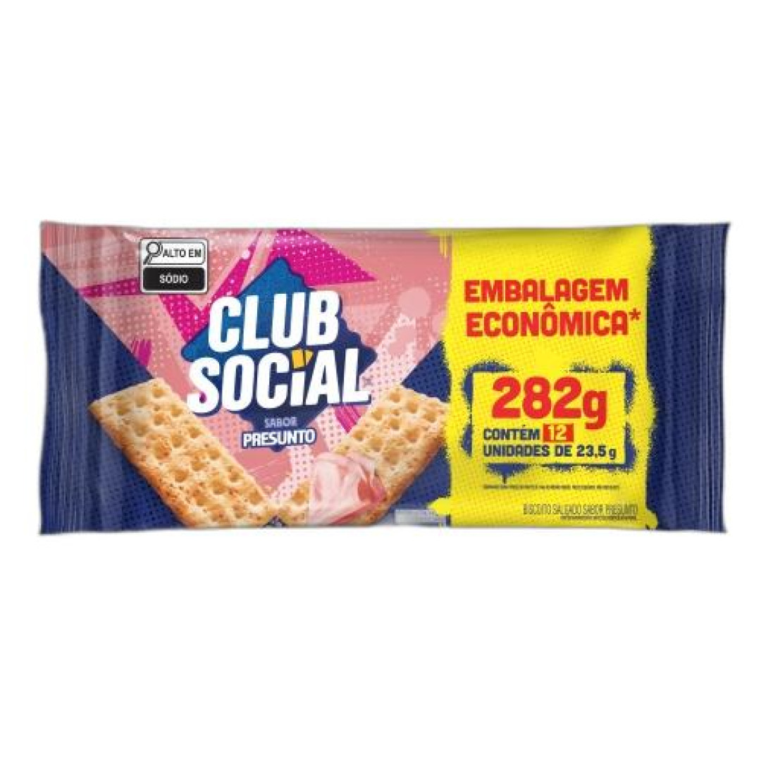 Detalhes do produto Bisc Club Social Pc 282Gr Nabisco Presunto