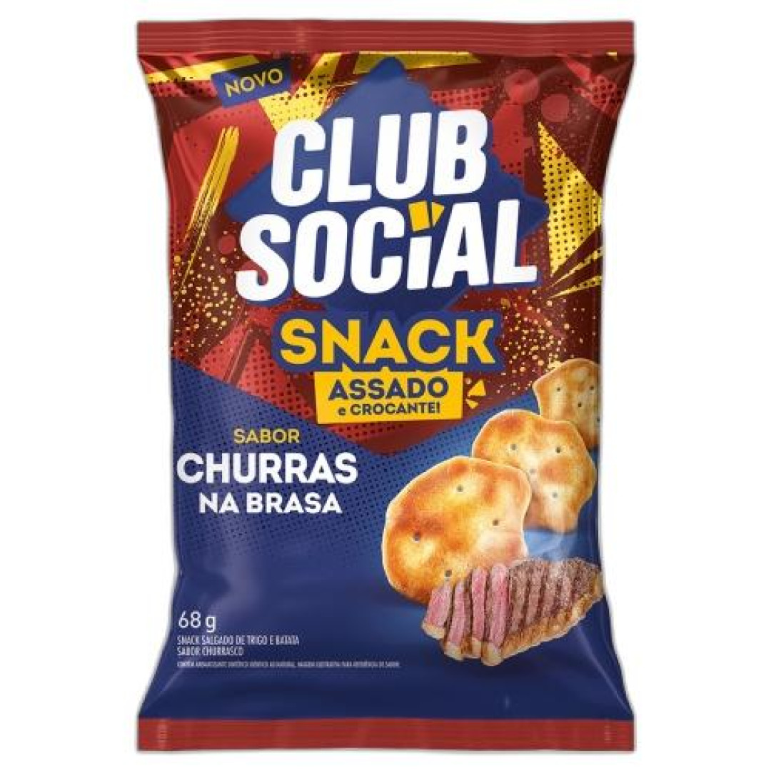 Detalhes do produto Snack Club Social 68Gr Mondelez Churrasco.brasa