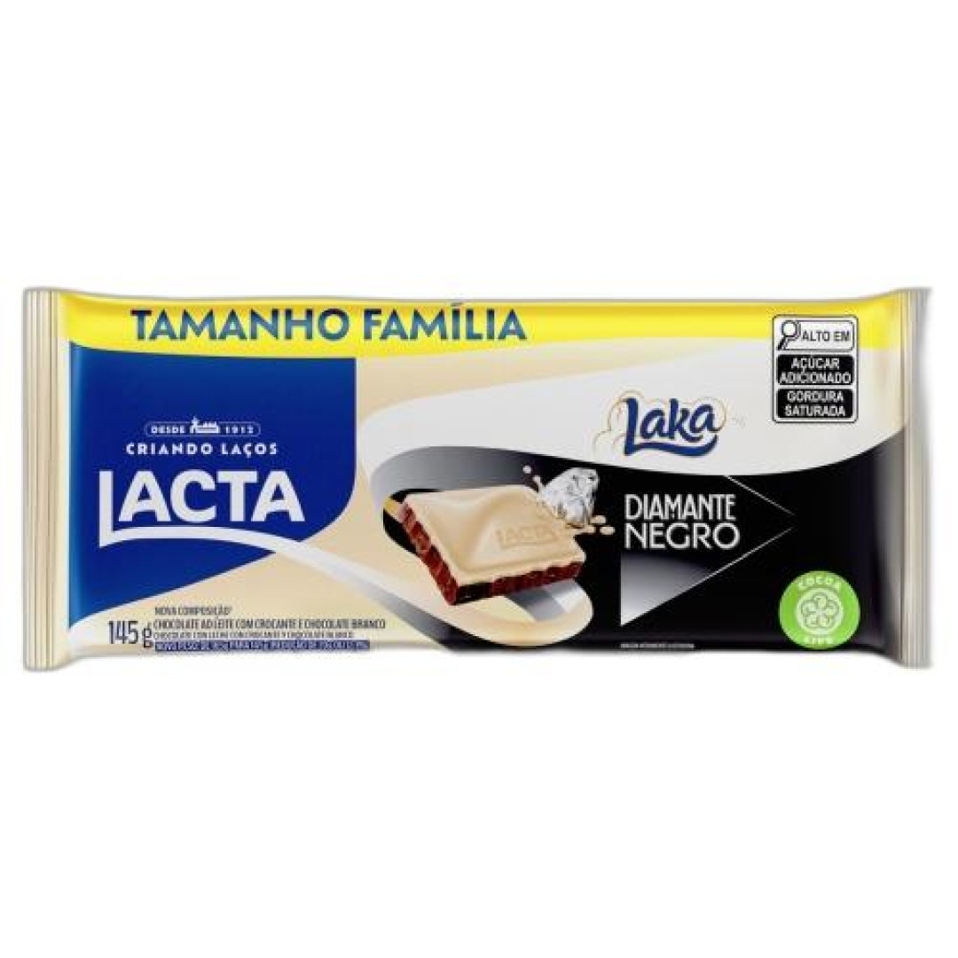 Detalhes do produto Choc Diamante Laka 145Gr Lacta Choc.choc Bco