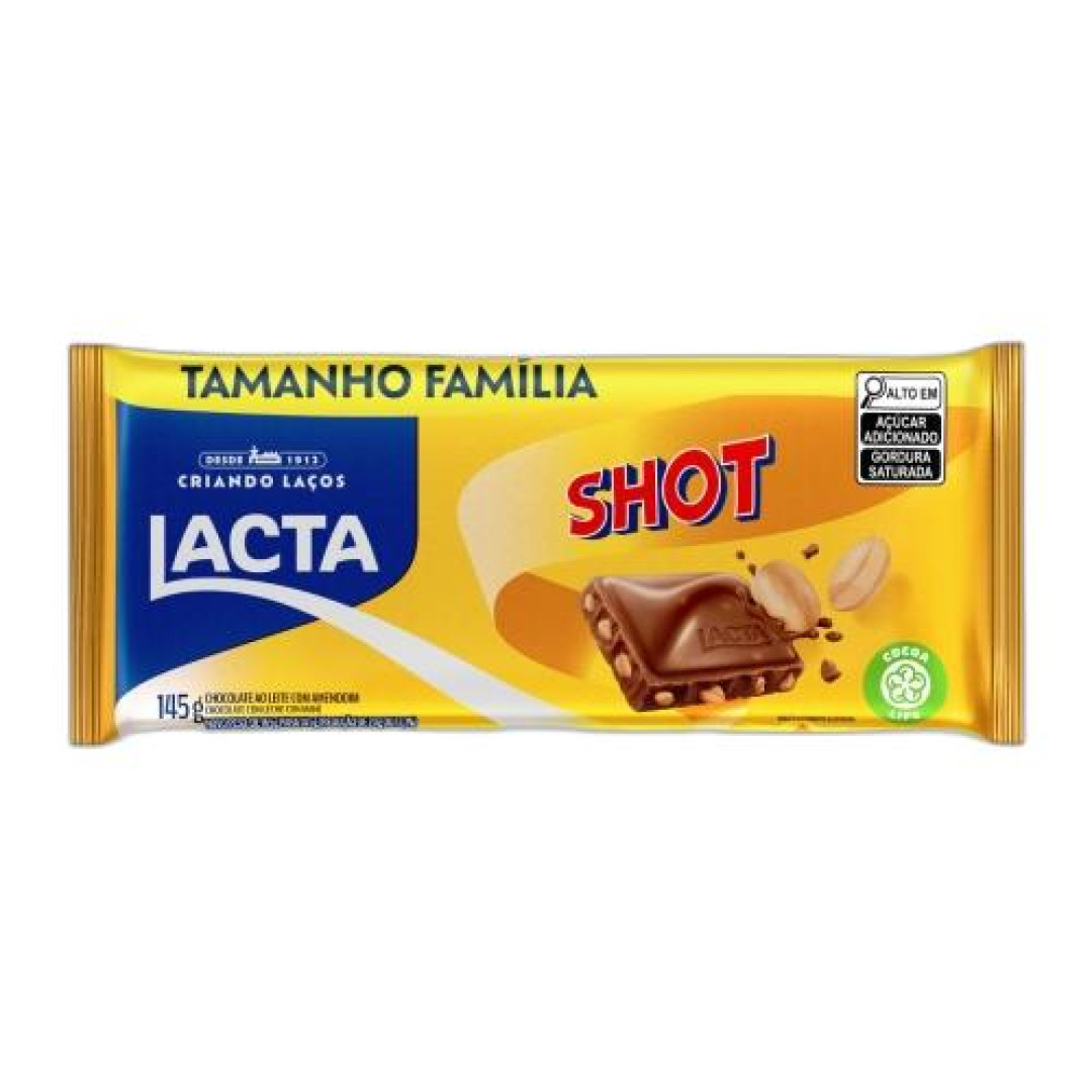 Detalhes do produto Choc Shot 145Gr Lacta Choc.amendoim