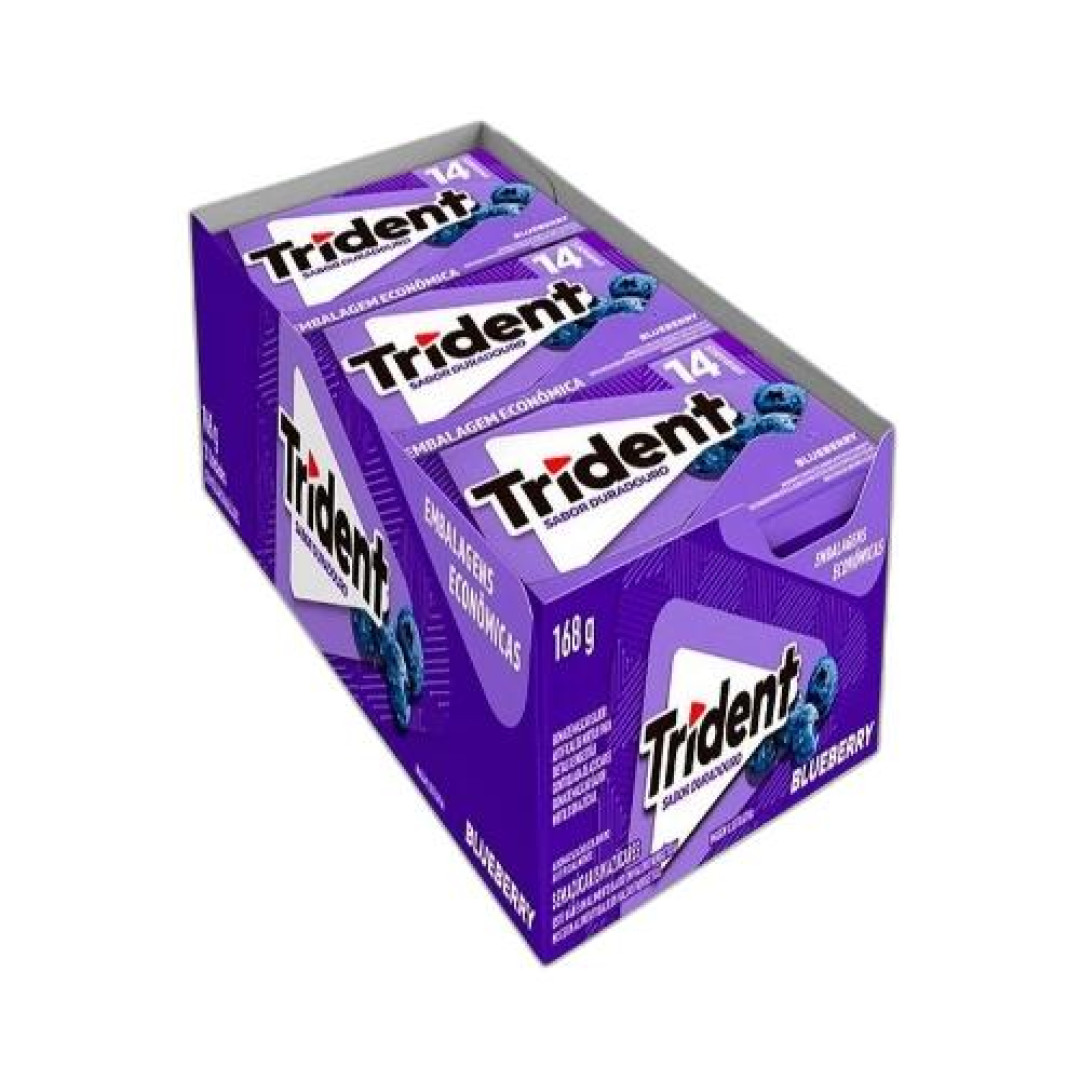 Detalhes do produto Chicle Trident 14S 12Un Mdlz Blueberry