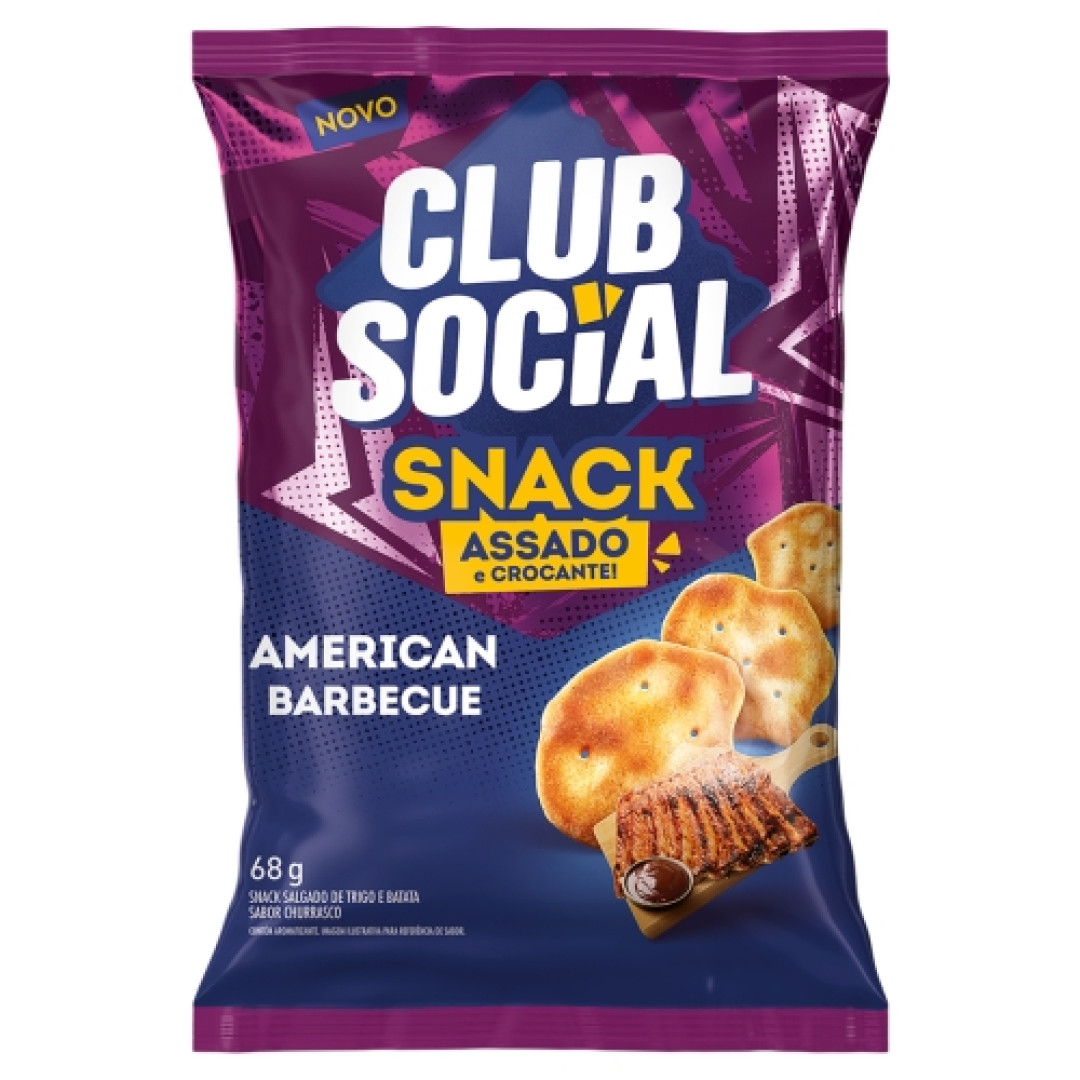 Detalhes do produto Snack Club Social 68Gr Mondelez Barbecue