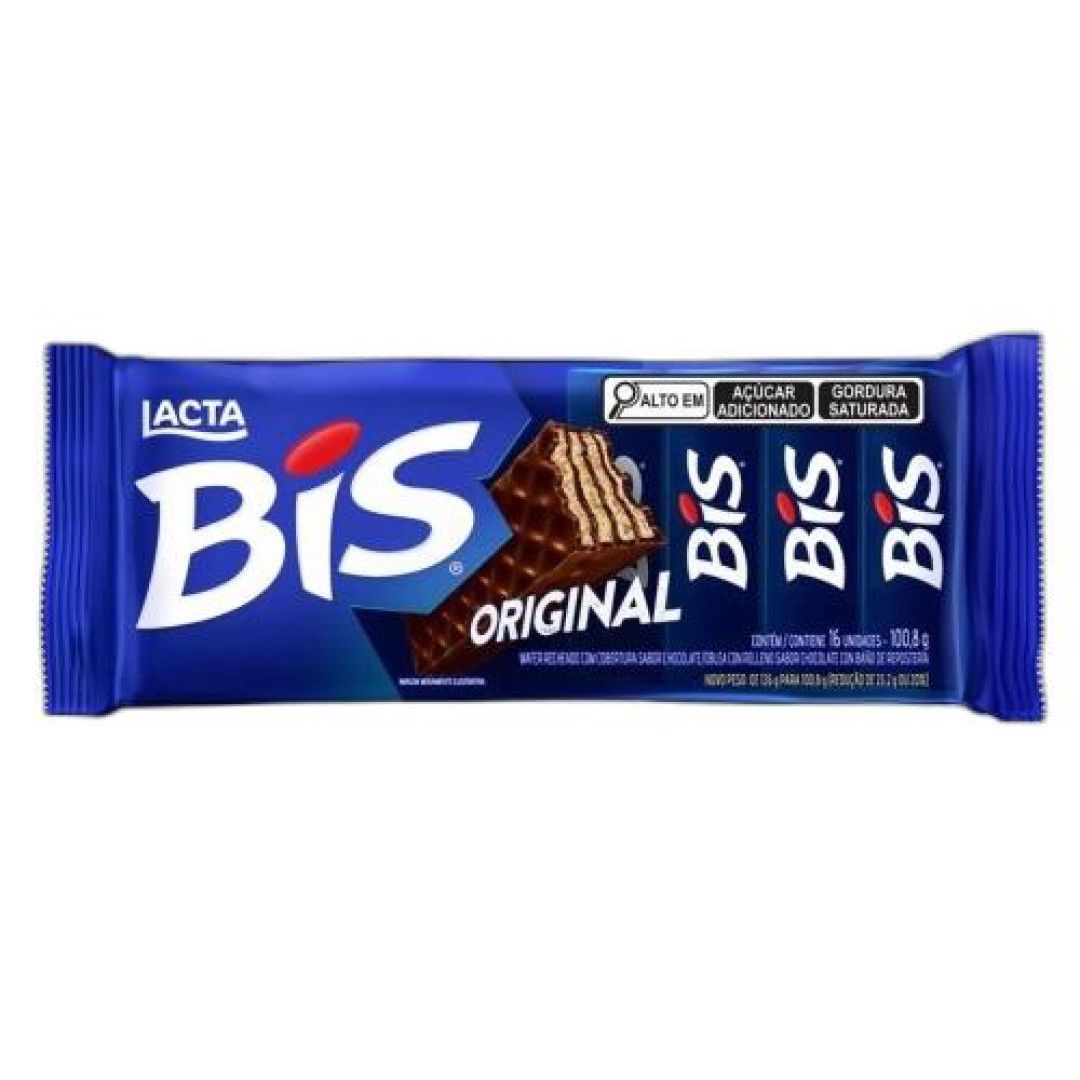 Detalhes do produto Choc Bis 16Un (100,8Gr) Lacta Leite