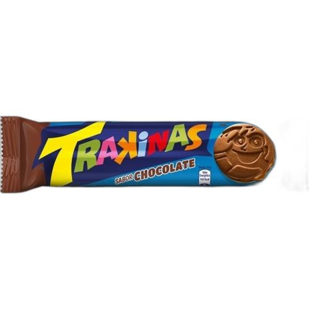 Detalhes do produto Bisc Rech Trakinas Super Carinhas 126Gr Chocolate