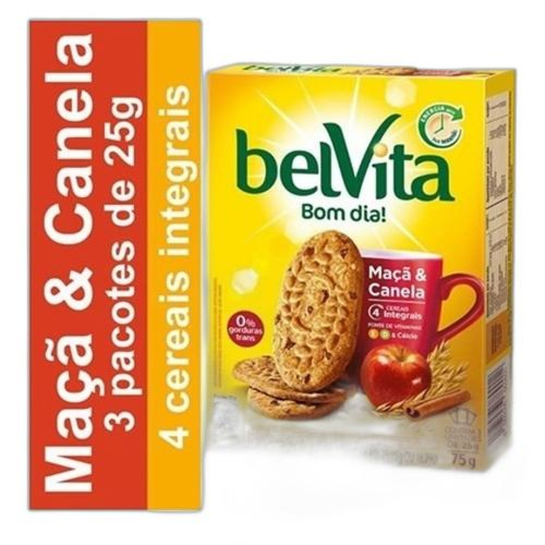 Detalhes do produto Bisc Belvita Dp 03X25Gr Kraft Maca.canela