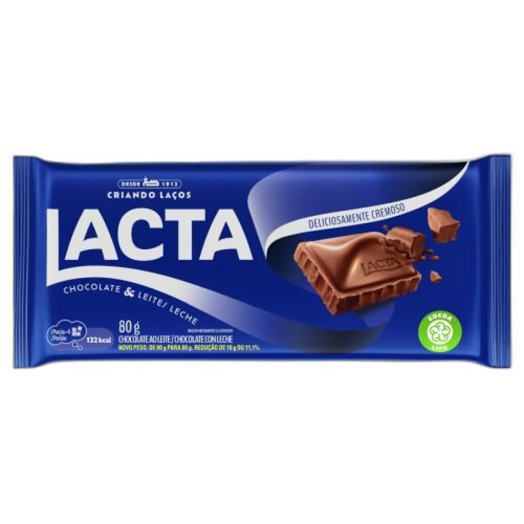 Detalhes do produto Choc 80Gr Lacta Ao Leite