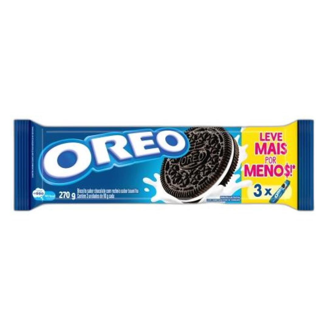 Detalhes do produto Bisc Rech Oreo Promo 3X90Gr Nabisco Baunilha.choc