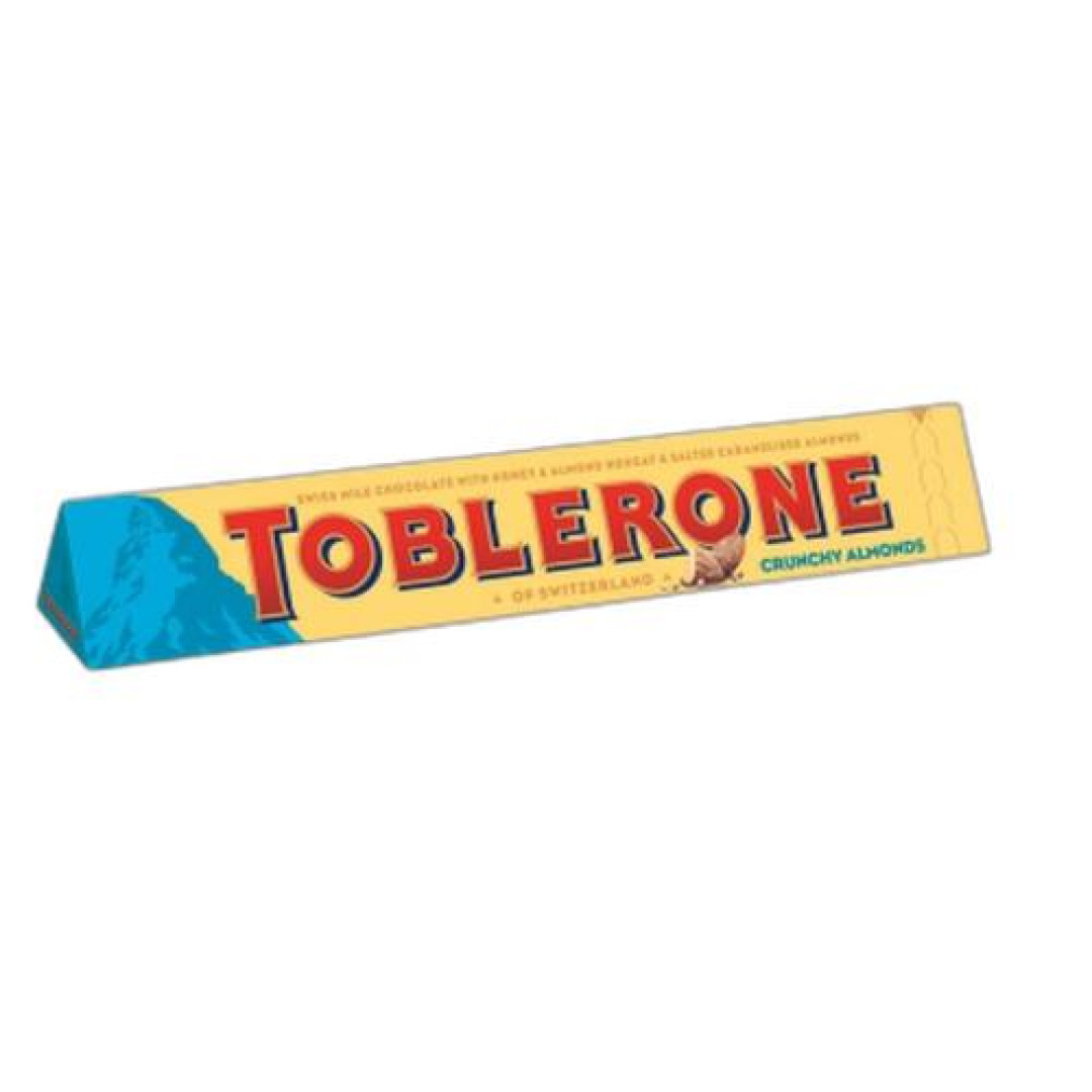 Detalhes do produto Choc Toblerone Crunchy Almonds 100Gr .