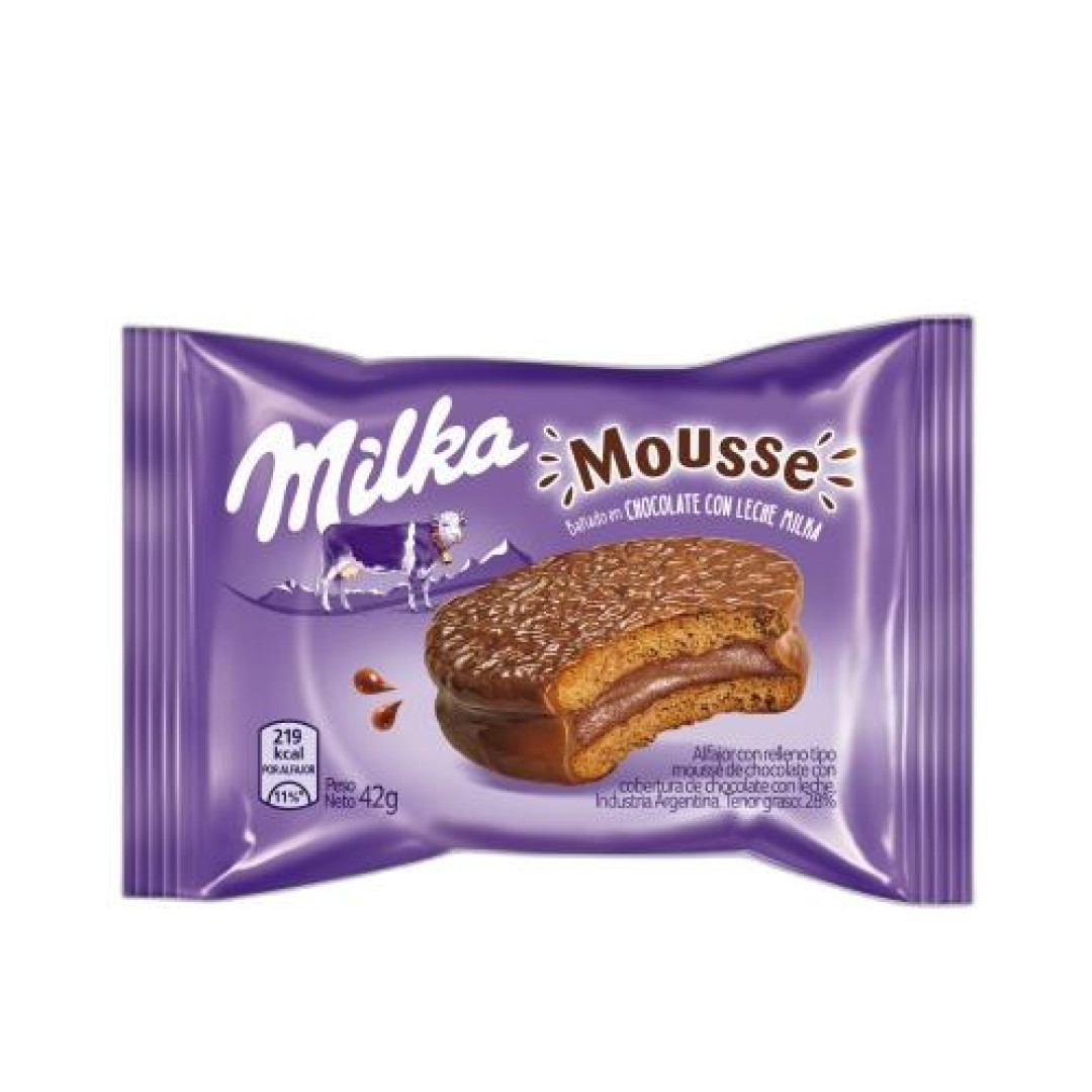 Detalhes do produto Alfajor 42Gr Milka Mousse Choc