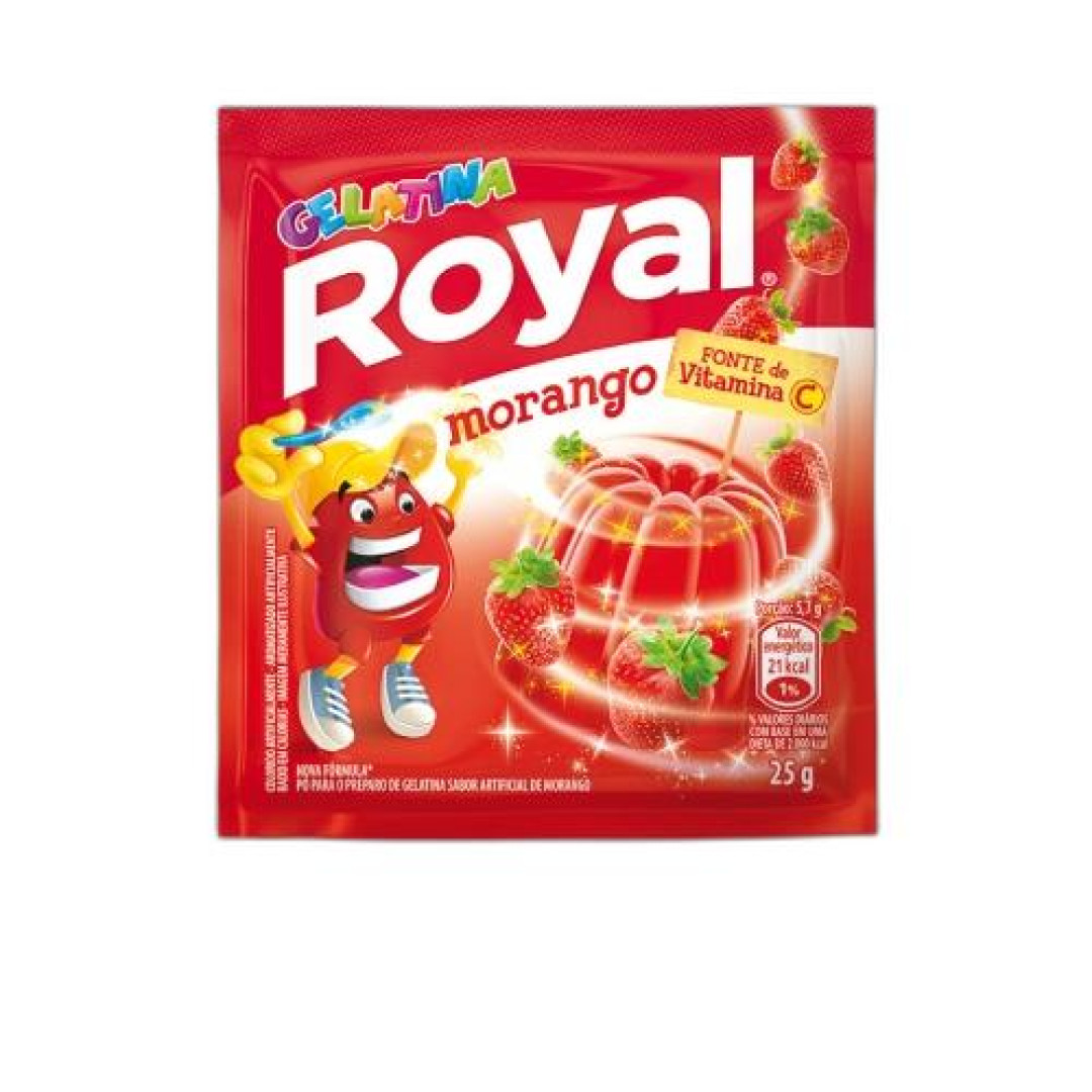 Detalhes do produto Gelatina Po Royal 25Gr Mondelez Morango