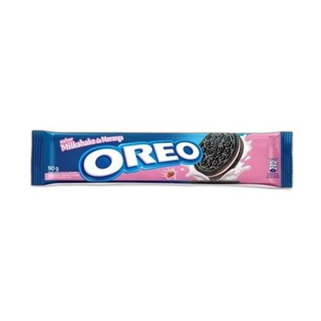 Detalhes do produto Bisc Rech Oreo Milkshake 90Gr Nabisco Morango