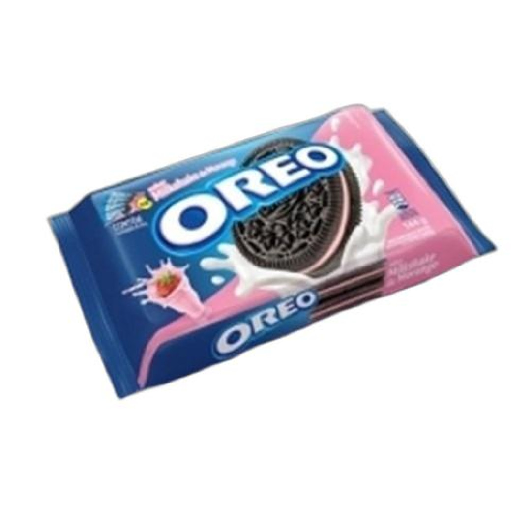 Detalhes do produto Bisc Rech Oreo Milkshake 144Gr Nabisco Morango