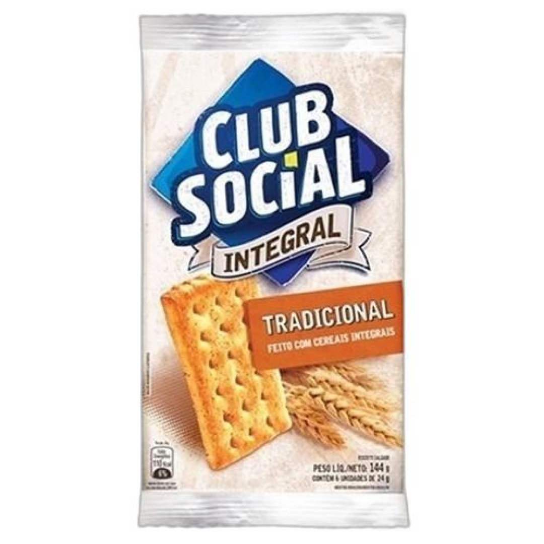 Detalhes do produto Bisc Club Social Integral Pc 144Gr Nabis Tradicional