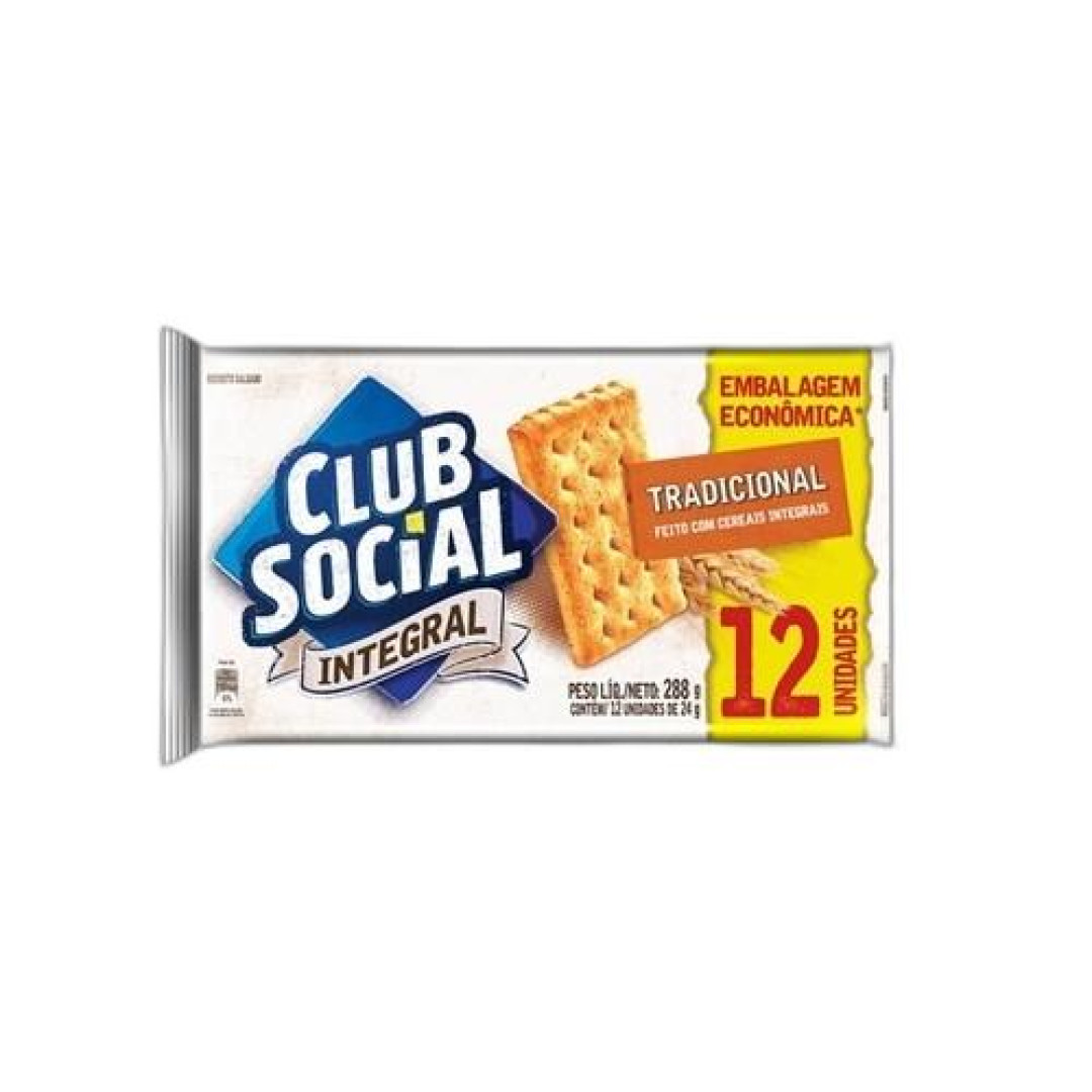 Detalhes do produto Bisc Club Social Pc 288Gr Nabisco Integral