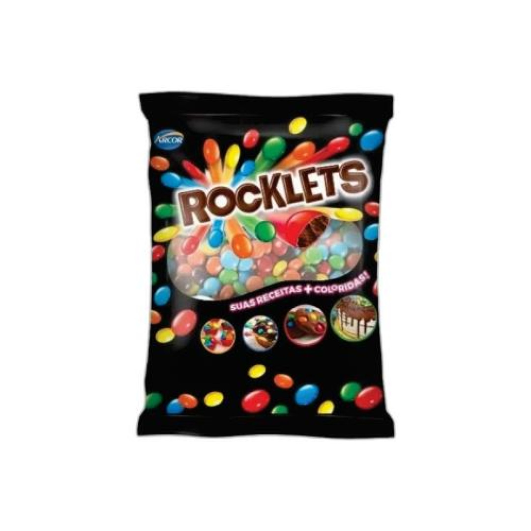 Detalhes do produto Confeito Rocklets 01Kg Arcor .