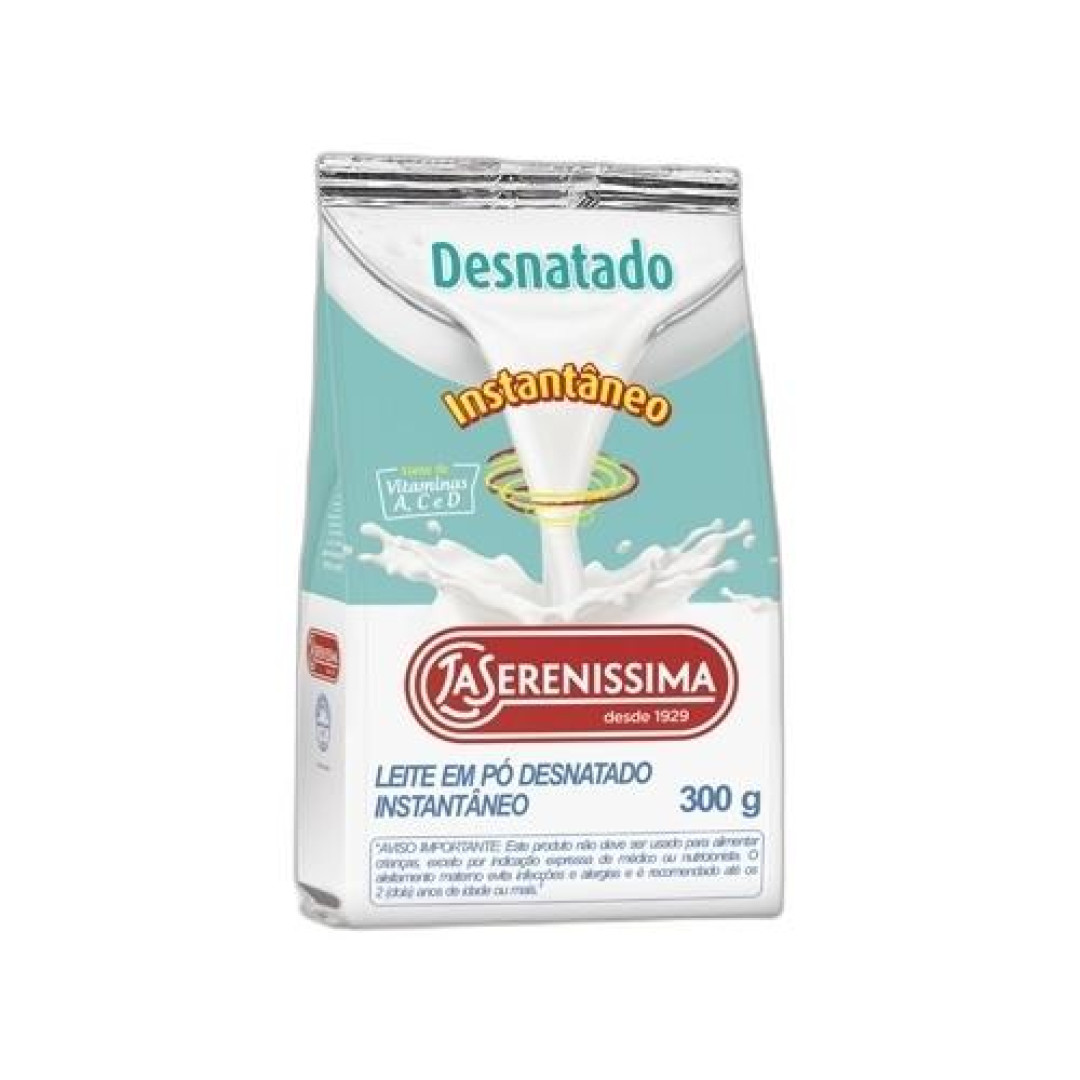 Detalhes do produto Leite Po Inst 300Gr La Serenissima Desnatado
