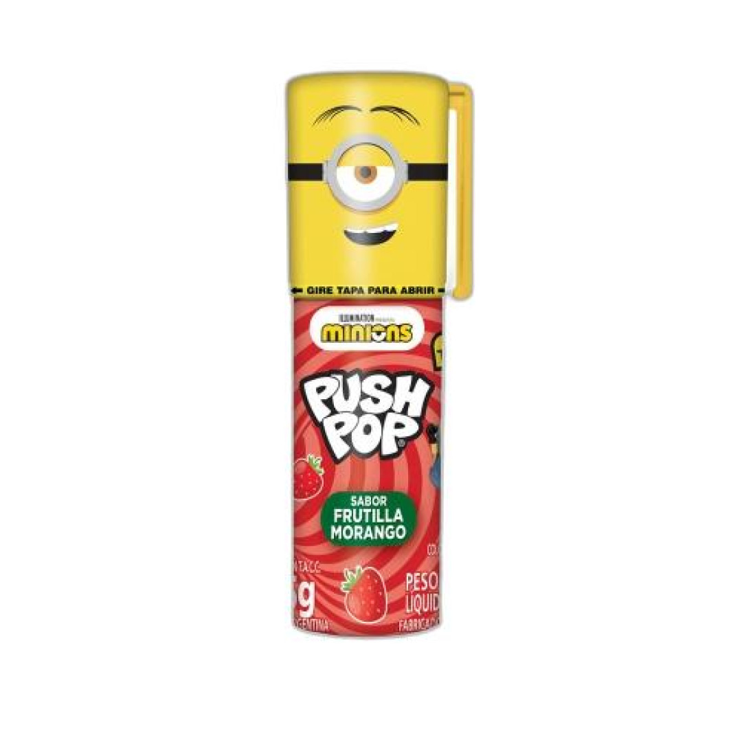 Detalhes do produto Pirl Push Pop Minions 20Un Bazooka Sortidos