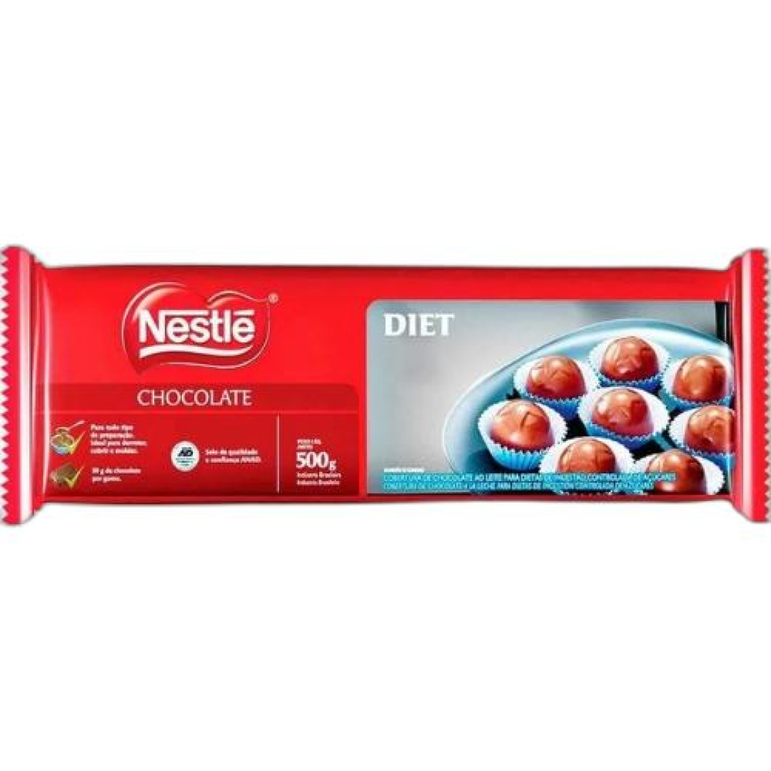 Detalhes do produto Cobert Diet 500Gr Nestle Ao Leite