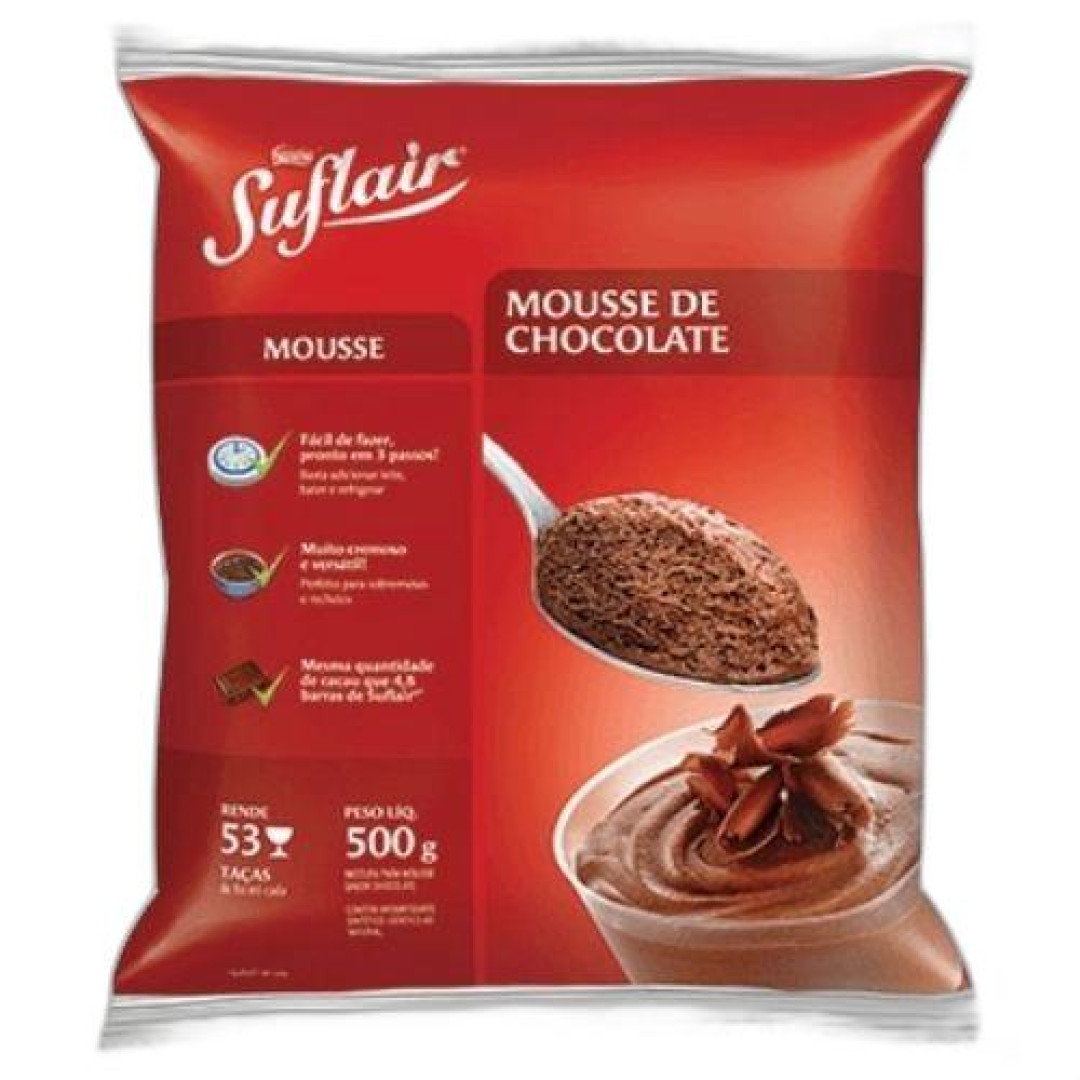 Detalhes do produto Sobremesa Mousse Suflair 500Gr Nestle Leite