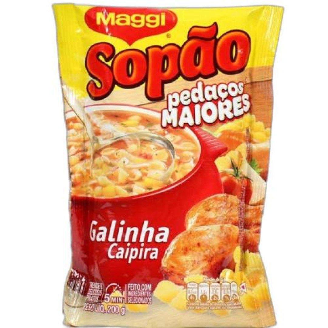 Detalhes do produto Sopao Maggi 200Gr Nestle Galinha Caipira