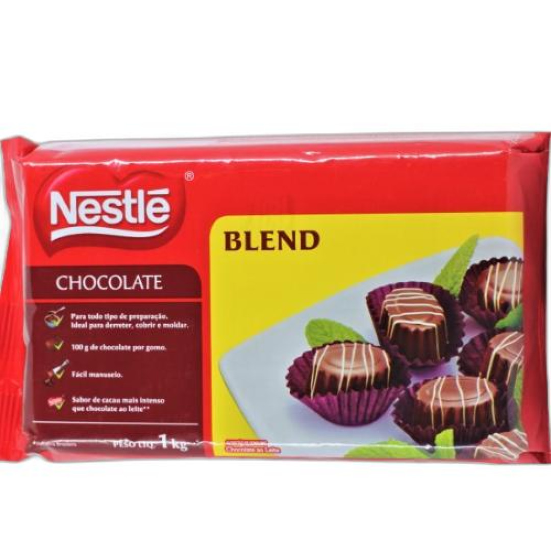 Detalhes do produto Cobert Blend 1Kg Nestle Leite.m Amargo