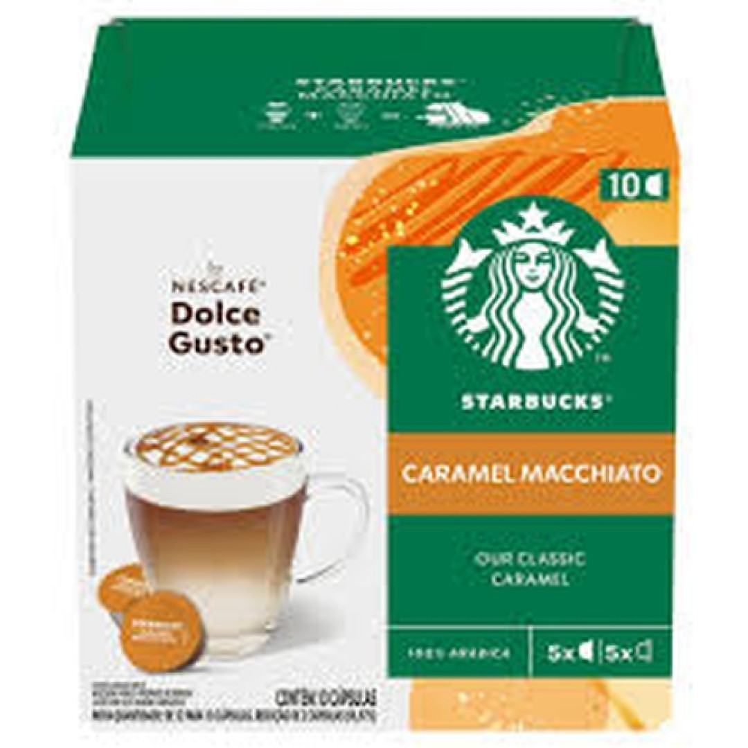 Detalhes do produto Cafe Starbucks Cap 10Un Nescafe Caramel Macchia