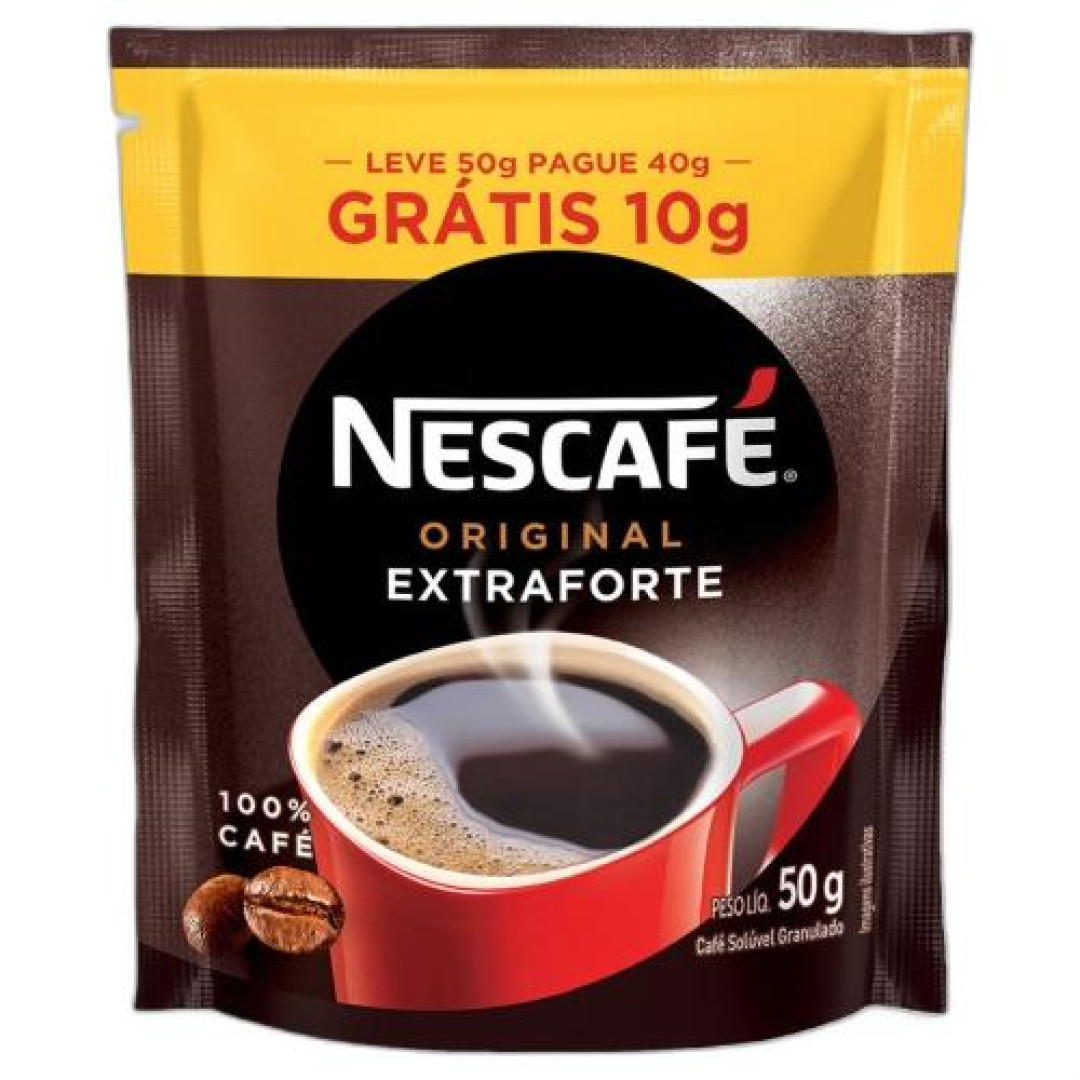 Detalhes do produto Cafe Soluvel Nescafe Original 50Gr Nestl Extra Forte