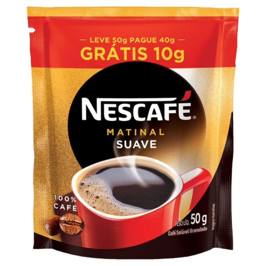 Detalhes do produto Cafe Soluvel Nescafe Matinal 50Gr Nestl Suave