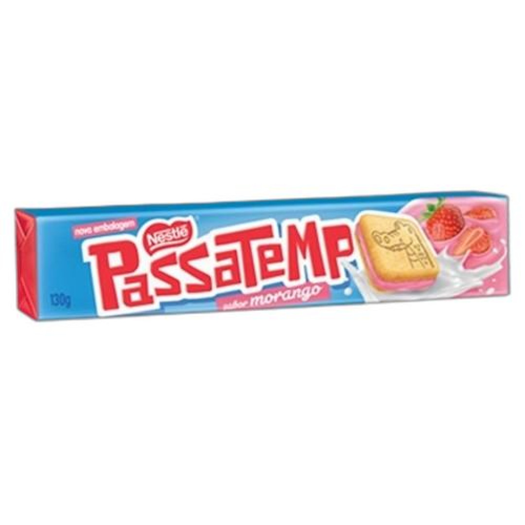 Detalhes do produto Bisc Rech Passatempo 130Gr Nestle Morango