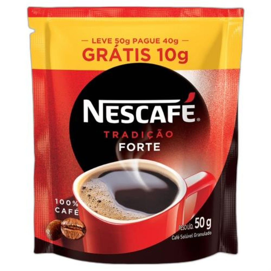 Detalhes do produto Cafe Soluvel Nescafe Tradicao 50Gr Nestl Forte