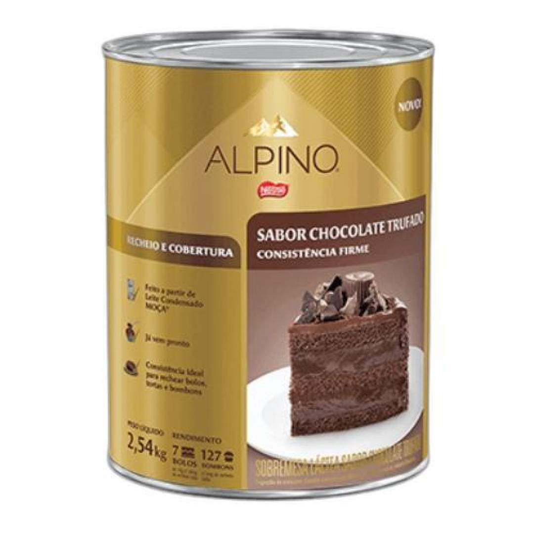 Detalhes do produto Rech E Cobert Alpino 2,54Kg Nestle Trufado