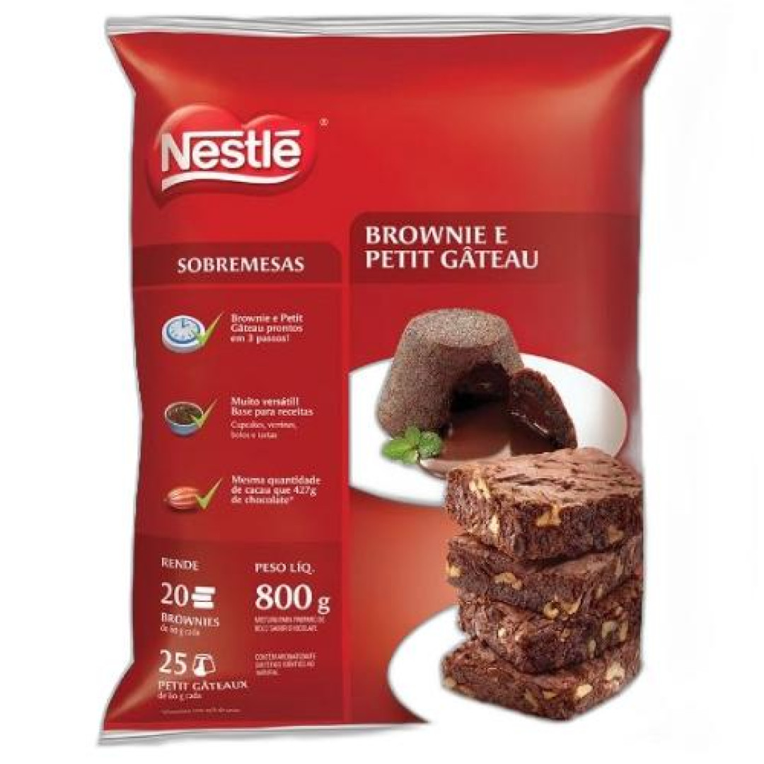 Detalhes do produto Mistura Para Sobremesa 800Gr Nestle Brownie.petit G