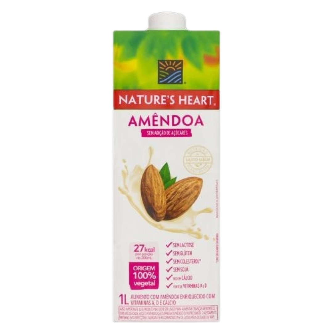 Detalhes do produto Bebida Natures Heart 1Lt Nestle Amendoa